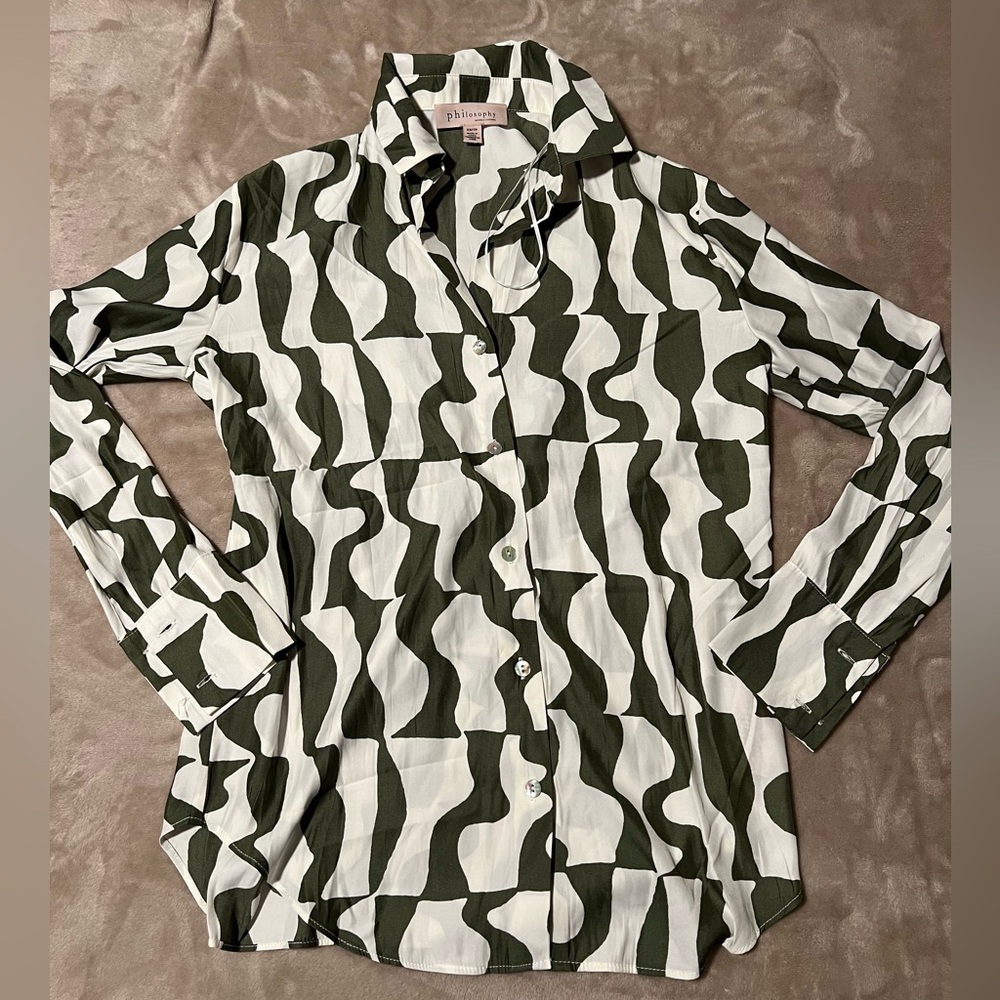 Philosophy Button Down Blouse
